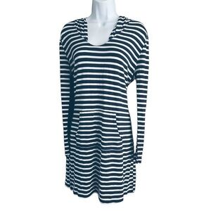 Merona | Striped Hoodie Dress or Coverup GUC